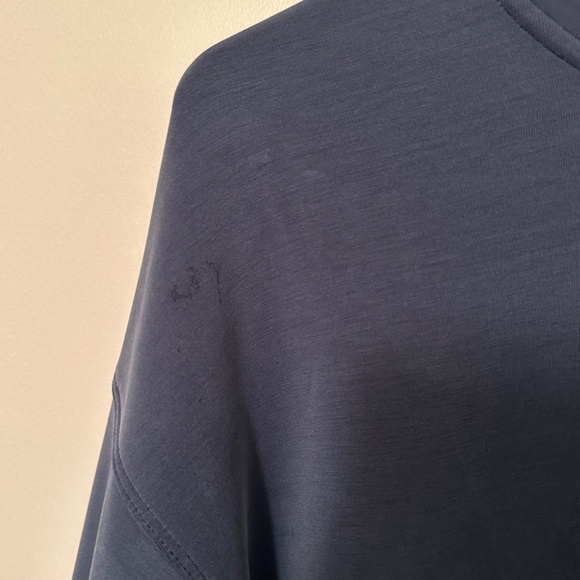 Lululemon Perfectly Oversized Cropped Crew *Softstreme in Mineral Blue - Picture 5 of 9